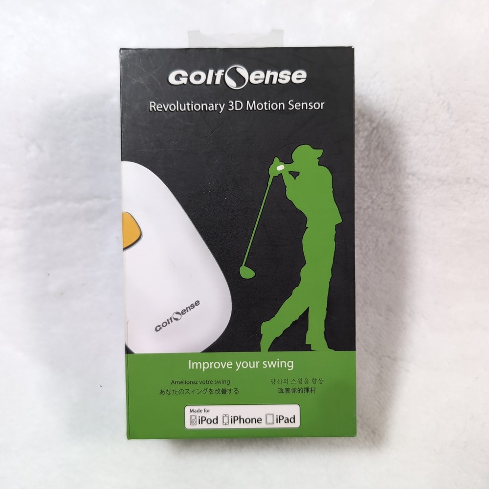 GolfSense Golf Swing Analyzer Trainer 3D Motion Sensor GS001WUS iPhone iPad